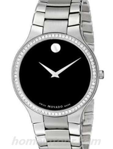 摩凡陀0606384男表思锐系列-银色表带/表径38mm