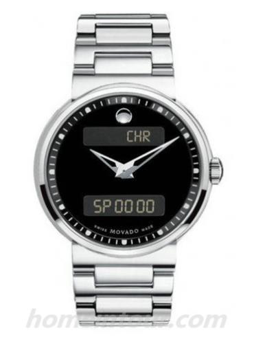 摩凡陀0606435男表-银色表带/表径41mm