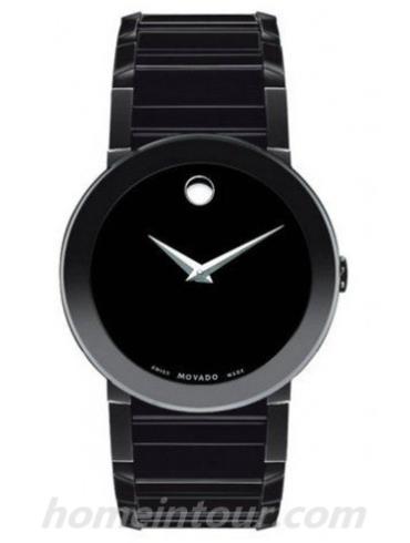 摩凡陀0606307男表蓝宝石系列-黑色表带/表径38mm