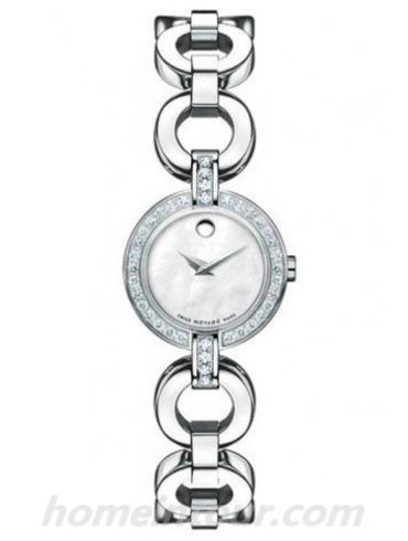 摩凡陀0606265女表-银色表带/表径24.5mm