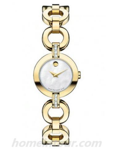 摩凡陀0606264女表-金色表带/表径24.5mm