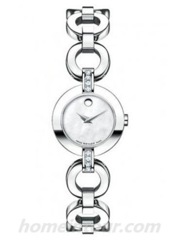 摩凡陀0606352女表贝拉系列-银色表带/表径24.5mm
