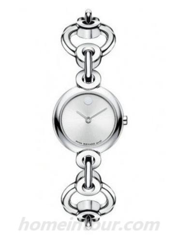 摩凡陀0606488女表-银色表带/表径23.5mm