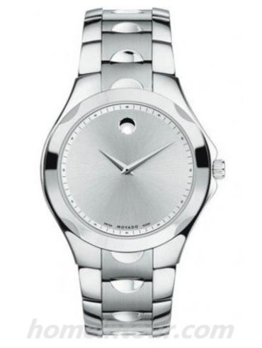 摩凡陀0606379男表-银色表带/表径40mm