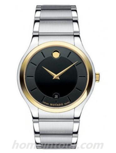 摩凡陀0606480男表-银色表带/表径40mm