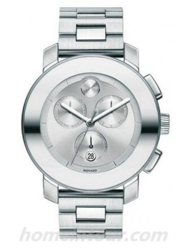 摩凡陀3600075请选择波特-银色表带/表径38mm