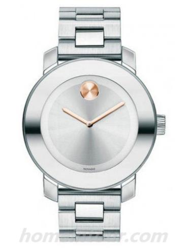 摩凡陀3600084请选择波特-银色表带/表径36mm