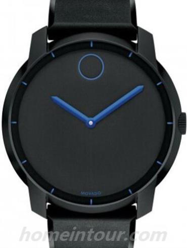 摩凡陀3600191男表波特-黑色表带/表径44mm