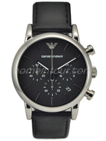 阿玛尼AR1733男表时尚男表系列-黑色表带/表径40mm