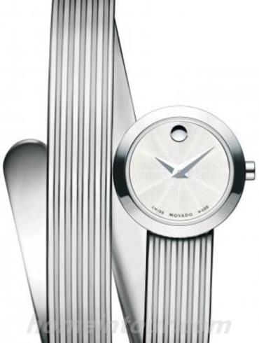 摩凡陀0606805女表博物馆手镯表-银色表带/表径20mm