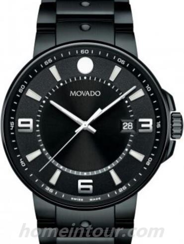 摩凡陀0606809_男表飞行员-黑色表带/表径40mm