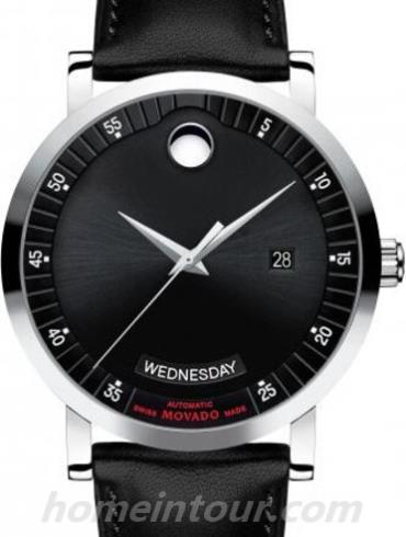 摩凡陀0606845男表瑞红系列-黑色表带/表径42mm