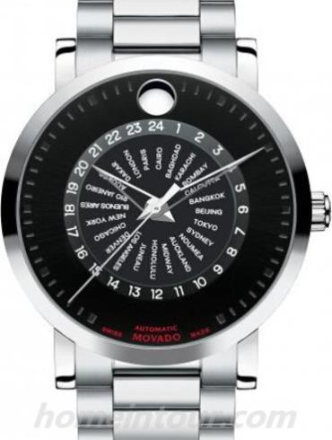 摩凡陀0606698男表瑞红系列-银色表带/表径42mm