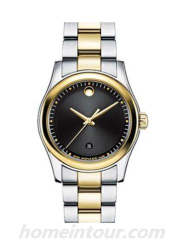 摩凡陀0606484女表思博特系列-银色/金色表带/表径28mm