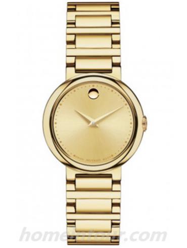 摩凡陀0606704女表协奏曲系列-金色表带/表径26.5mm