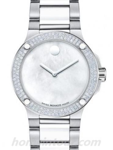 摩凡陀0606293女表终极运动系列-银色表带/表径34mm