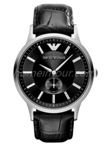 阿玛尼AR9100男表时尚男表系列-黑色表带/表径43mm