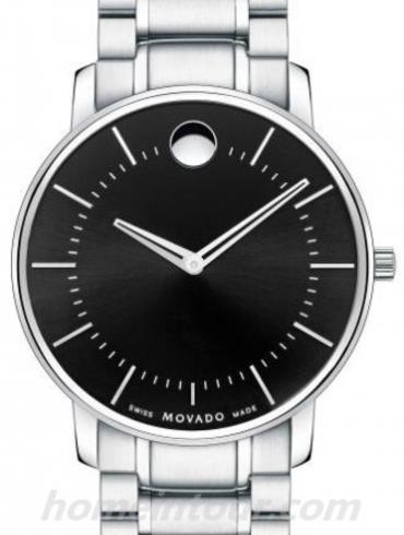 摩凡陀_0606687_男表TC超薄系列-银色表带/表径40mm