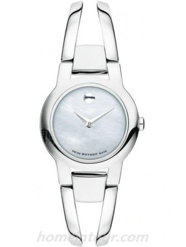 摩凡陀0606538女表爱梦莎系列-银色表带/表径24mm