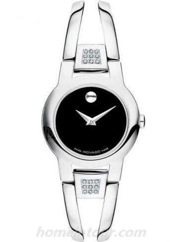 摩凡陀0604982女表爱梦莎系列-银色表带/表径24mm