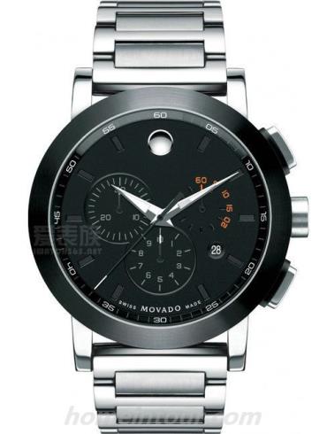 摩凡陀0606792男表博物馆运动系列-银色表带/表径44mm