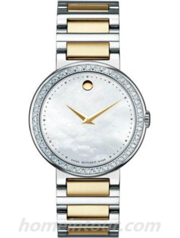 摩凡陀0606470女表协奏曲系列-间金色表带/表径30mm