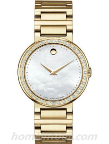 摩凡陀0606422女表协奏曲系列-金色表带/表径30mm