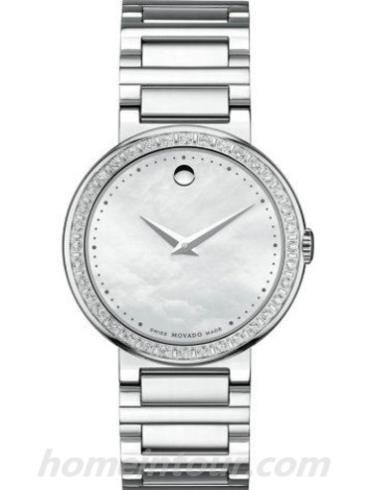 摩凡陀0606421女表协奏曲系列-银色表带/表径30mm
