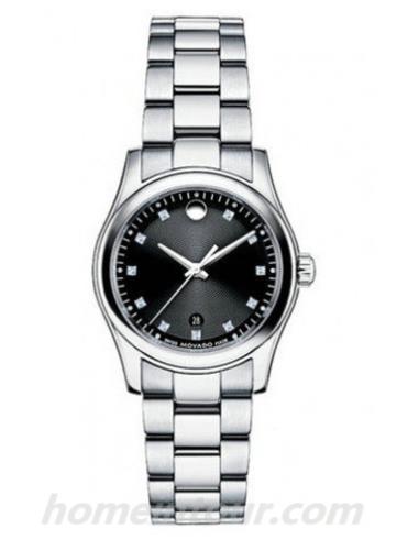 摩凡陀0606497女表思博特系列-银色表带/表径28mm