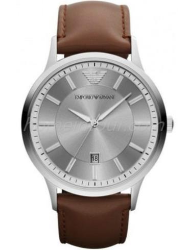 阿玛尼AR2463男表时尚男表系列-棕色表带/表径44mm