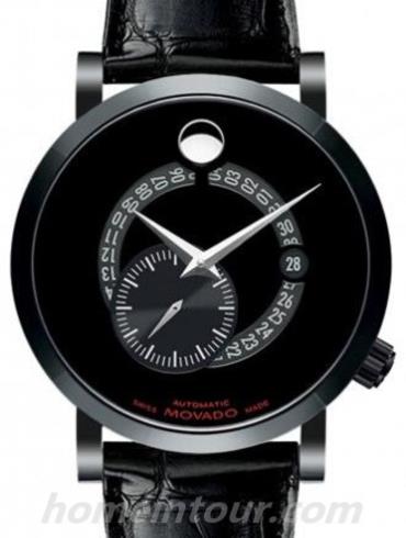 摩凡陀0606485男表瑞红系列-黑色表带/表径42mm