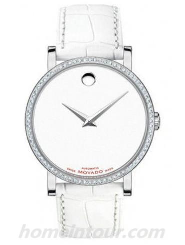 摩凡陀0606246男表瑞红系列-白色表带/表径38mm