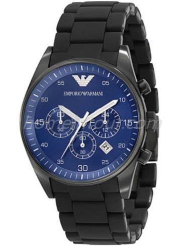 阿玛尼AR5921男表时尚男表系列-黑色表带/表径43mm