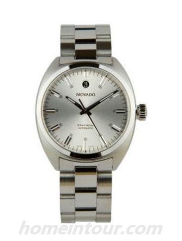 摩凡陀0606360男表-银色表带/表径38mm