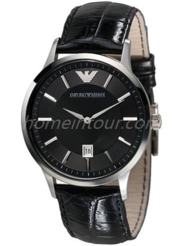 阿玛尼AR2411男表时尚男表系列-黑色表带/表径43mm