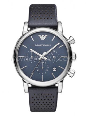 阿玛尼AR1736男表时尚男表系列-蓝色表带/表径40mm