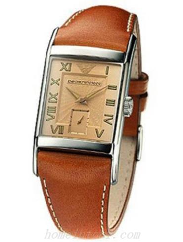 阿玛尼AR0251男表时尚情侣表系列-橙色表带/表径&#8211;