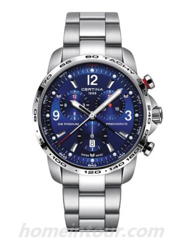 雪铁纳C001.647.11.047.00男表冠军系列-表带/表径44mm