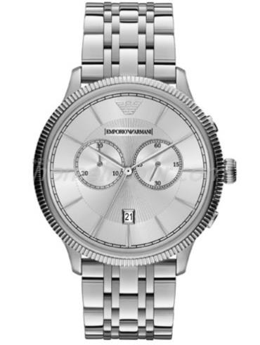 阿玛尼AR1796男表时尚男表系列-银色表带/表径43mm
