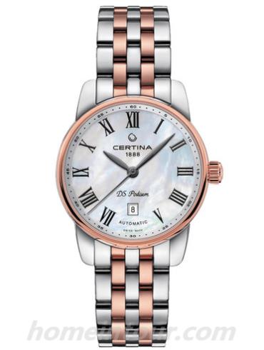 雪铁纳C001.007.22.113.00女表DS系列-间金色表带/表径29mm