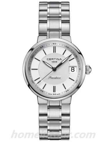 雪铁纳C031.210.11.031.00女表星钻系列-银色表带/表径31.6mm