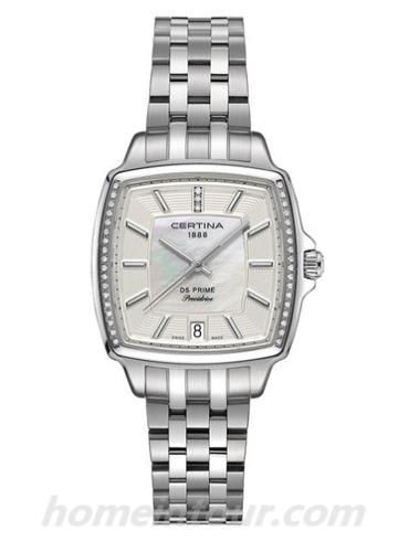 雪铁纳C028.310.61.116.00女表DS系列-银色表带/表径32.75mm