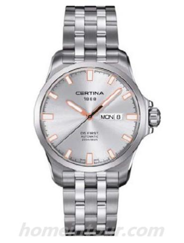 雪铁纳C014.407.11.031.01男表荣耀系列-银色表带/表径40.33mm