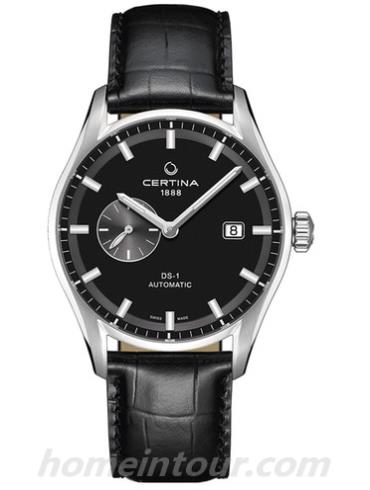 雪铁纳C006.428.16.051.00男表喜马拉雅系列-黑色表带/表径41mm