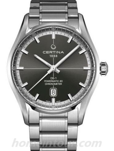 雪铁纳C029.408.11.081.00男表喜马拉雅系列-银色表带/表径40mm