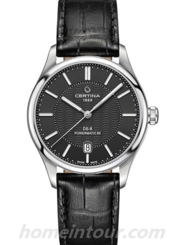 雪铁纳C033.407.16.051.00男表DS系列-黑色表带/表径39mm