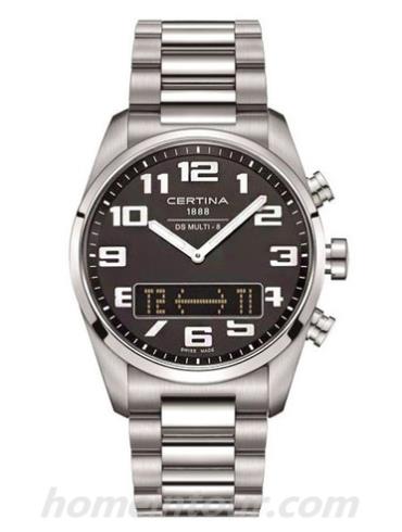 雪铁纳C020.419.11.052.01男表智能系列-银色表带/表径42mm