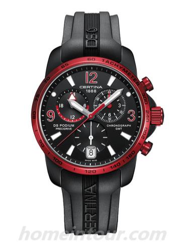 雪铁纳C001.639.97.057.02男表冠军系列-黑色表带/表径42mm