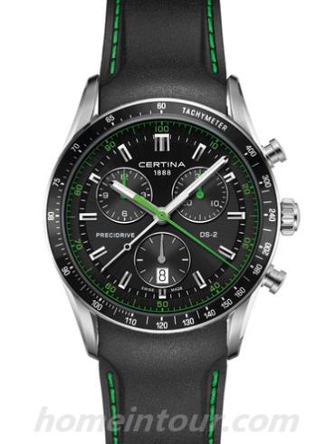 雪铁纳C024.447.17.051.02男表DS-2极速系列-黑色表带/表径40mm