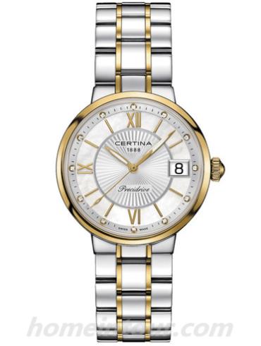 雪铁纳C031.210.22.116.00女表星钻系列-银色表带/表径31.6mm